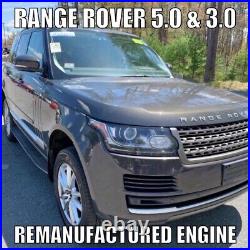 100% Stage 2 Real Reman Range Rover 5.0 Supercharged Engine Lr079069