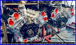 100% Stage 2 Reman Range Rover 5.0 Supercharged Engine Lr079069 2013-2017