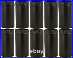 (10) Imperial Mfg BM0111 6 x 24 24 Gauge Black Metal Stove Pipe Made in USA