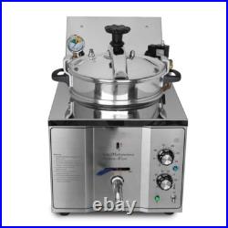 16L Electric Chicken Fried Stove, 3000W Commercial High Pressure Chicken Deep Fr