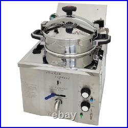16L Electric Chicken Fried Stove, 3000W Commercial High Pressure Chicken Deep Fr 16L Electric Chicken Fried Stove, 3000W Commercial High Pressure Chicken Deep Fr