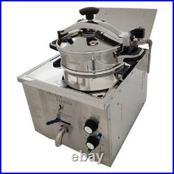 16L Electric Chicken Fried Stove, 3000W Commercial High Pressure Chicken Deep Fr