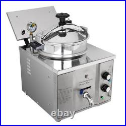 16L Electric Chicken Fried Stove, 3000W Commercial High Pressure Chicken Deep Fr
