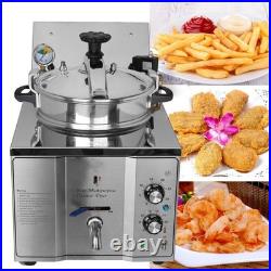 16L Electric Chicken Fried Stove, 3000W Commercial High Pressure Chicken Deep Fr