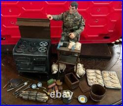 16 Scale WWII German wood stove set 2 with many extras
