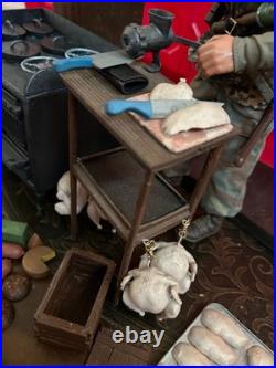 16 Scale WWII German wood stove set 2 with many extras