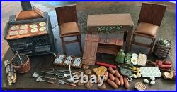 16 Scale WWII German wood stove set 3 with many extras