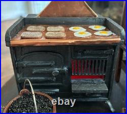 16 Scale WWII German wood stove set 3 with many extras