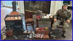 16 Scale WWII German wood stove set 3 with many extras