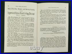 1890s antique HOWE VENTILATING STOVE cortland ny CATALOG Booklet Cert ads
