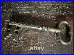 1900s Continental Stoves The Key to Success Cast Metal Advertising Sign Country