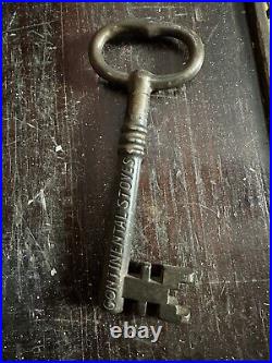 1900s Continental Stoves The Key to Success Cast Metal Advertising Sign Country