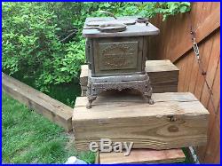 1910 Detroit Stove Works Cast Iron Jewel Jr Range, Square top complete Barn Fresh