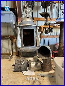 1917 cast iron parlor stove by C Emrich Columbus Ohio in Number 75