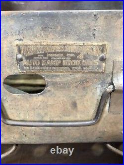 1920's Vintage Prentiss Wabers Auto Cook Kit Model 4 Two-Burner Stove As Is