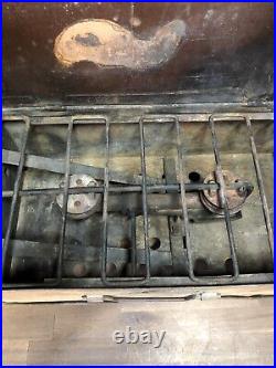 1920's Vintage Prentiss Wabers Auto Cook Kit Model 4 Two-Burner Stove As Is