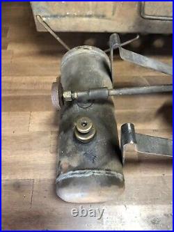 1920's Vintage Prentiss Wabers Auto Cook Kit Model 4 Two-Burner Stove As Is