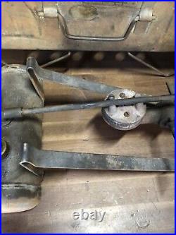 1920's Vintage Prentiss Wabers Auto Cook Kit Model 4 Two-Burner Stove As Is