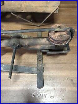1920's Vintage Prentiss Wabers Auto Cook Kit Model 4 Two-Burner Stove As Is