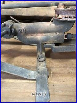 1920's Vintage Prentiss Wabers Auto Cook Kit Model 4 Two-Burner Stove As Is
