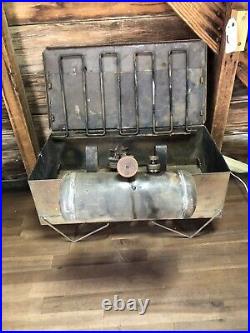 1920's Vintage Prentiss Wabers Auto Cook Kit Model 4 Two-Burner Stove As Is