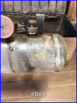1920's Vintage Prentiss Wabers Auto Cook Kit Model 4 Two-Burner Stove As Is