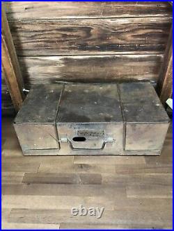 1920's Vintage Prentiss Wabers Auto Cook Kit Model 4 Two-Burner Stove As Is