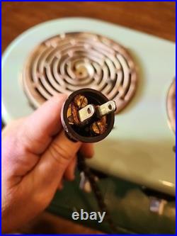 1929 Westinghouse Jade Green Metal Hot Plate Model PH-123 Vntg Stove TESTED READ