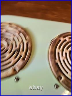 1929 Westinghouse Jade Green Metal Hot Plate Model PH-123 Vntg Stove TESTED READ