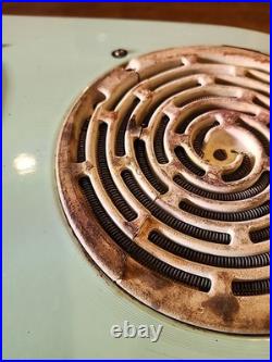 1929 Westinghouse Jade Green Metal Hot Plate Model PH-123 Vntg Stove TESTED READ