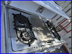 1940s Era Wedgewood Double Stove with 4 Burners + Griddle