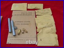 1945 Coleman 523 US Military Medical Sanitizing Stove WithCase Parts Booklet Works