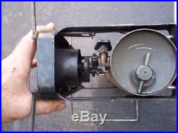 1945 Rare Authentic World War II U. S Army Field Camp Stove, 2 Burner, Excellent
