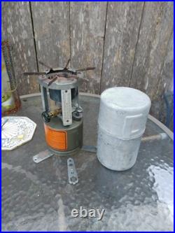 1945 US WW2 Coleman Unleaded Gasoline Stove US 1944 Leyse Canister USA