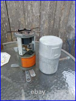 1945 US WW2 Coleman Unleaded Gasoline Stove US 1944 Leyse Canister USA