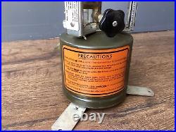 1945 WWII US Military Camp Gas Pocket Stove American Troops Coleman With Canister