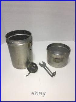 1946 US Coleman #530 A46 GI Pocket Stove withCase Funnel and Tool USA
