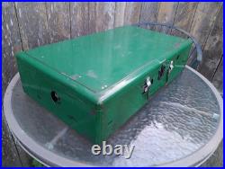 1950s Coleman Camp Stove #413E 2-Burner/Utensils Rack Made USA