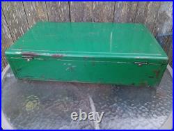 1950s Coleman Camp Stove #413E 2-Burner/Utensils Rack Made USA