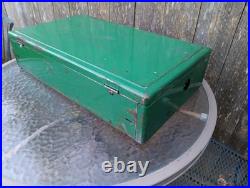 1950s Coleman Camp Stove #413E 2-Burner/Utensils Rack Made USA