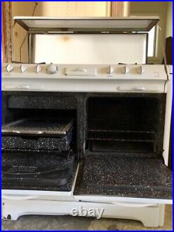 1950s O'Keefe & Merritt Vintage Stove Double Oven Broiler Griddle retro