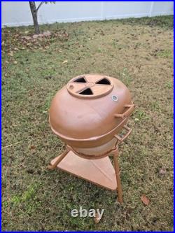 1955 Cast Iron Vintage Century Atlanta Stove Works Deluxe Cue Grill Restored