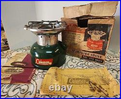 1962 Coleman 501-700 Green Sportster Stove 6/62