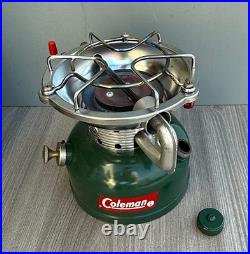 1963 Coleman 502 Camping Sportster Green Stove One Burner VINTAGE with Box