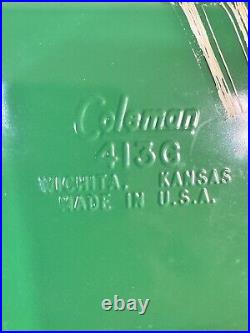 1970's Coleman #413G 2 Burner Gas Camping Cook Stove Made USA