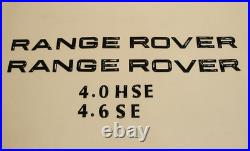1995 2002 Range Rover P38 3D Letters, Badge
