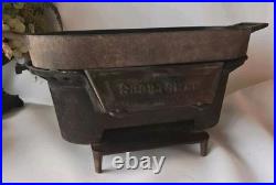 1st Generation Sportsman Cast Iron Hibachi Grill Atlanta Stove Works w Fish Pan