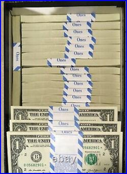 2013, Half BEP Packs New York $1 Star Notes Within Duplicated S. N. Range