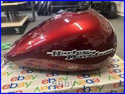 2017 Harley Davidson Street Glide OEM Fuel Tank Velocity Red Sunglo