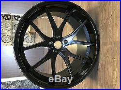 22 x 11J Alloy Wheels Ferrada FR2 Matt Black Gloss Black Lip Range Rover Sport